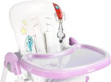 Дитячий стільчик для годування Caretero Luna Lavenda (5903076301857)